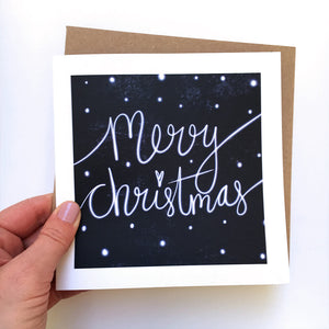 Greeting Card | Snowy Merry Christmas