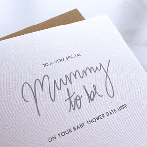 Greeting Card | Baby Shower – Personalised Mummy To Be