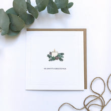 Load image into Gallery viewer, Greeting Card Pack | White Christmas Card Pack of x8