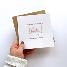 Load image into Gallery viewer, Greeting Card | Personalised 30th Birthday