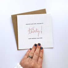Load image into Gallery viewer, Greeting Card | Personalised 30th Birthday