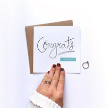 Load image into Gallery viewer, Greeting Card | Personalised Engagement Congrats