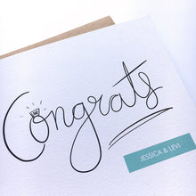 Load image into Gallery viewer, Greeting Card | Personalised Engagement Congrats