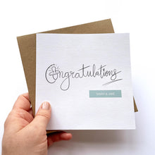 Load image into Gallery viewer, Greeting Card | Personalised Pregnancy Congratulations