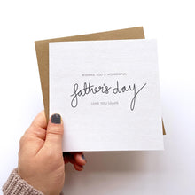 Load image into Gallery viewer, Greeting Card | Father's Day – Love You Loads