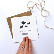 Load image into Gallery viewer, Greeting Card | Personalised Graduation Hats