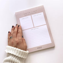 Load image into Gallery viewer, Stationery | Make Time To Write Notepad
