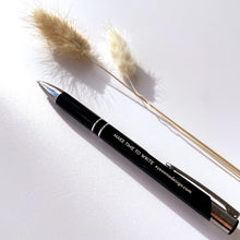 Load image into Gallery viewer, Stationery | Make Time To Write Engraved Pen