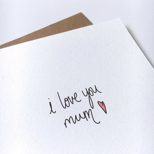 Greeting Card | Mother's Day – I love you