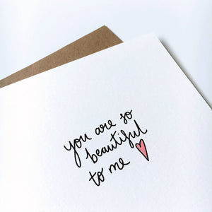 Greeting Card | Mother's Day – You are so beautiful
