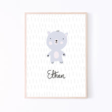 Load image into Gallery viewer, Art Print | Personalised Teddy