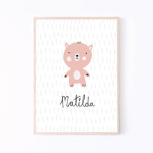Load image into Gallery viewer, Art Print | Personalised Teddy