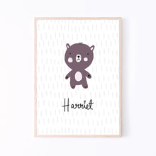 Load image into Gallery viewer, Art Print | Personalised Teddy