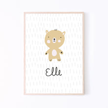 Load image into Gallery viewer, Art Print | Personalised Teddy