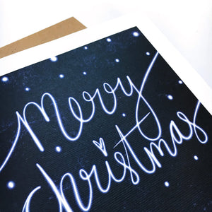 Greeting Card | Snowy Merry Christmas