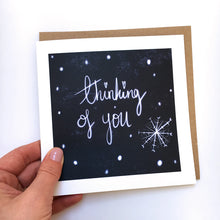 Load image into Gallery viewer, Greeting Card | Christmas Snowy Thinking of You