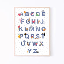Load image into Gallery viewer, Art Print | Illustrated Alphabet