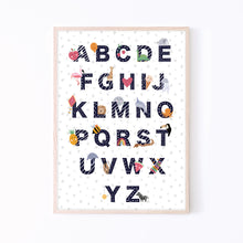 Load image into Gallery viewer, Art Print | Illustrated Alphabet