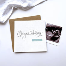 Load image into Gallery viewer, Greeting Card | Personalised Pregnancy Congratulations