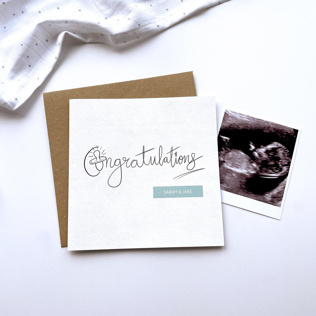 Greeting Card | Personalised Pregnancy Congratulations