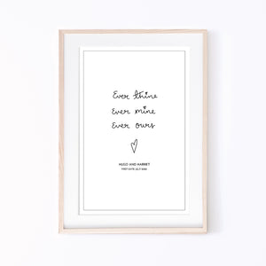 Art Print | Personalised Ever Thine