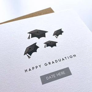 Greeting Card | Personalised Graduation Hats