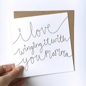 Greeting Card | Mother's Day – Winging it