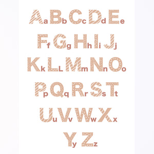 Art Print | Alphabet