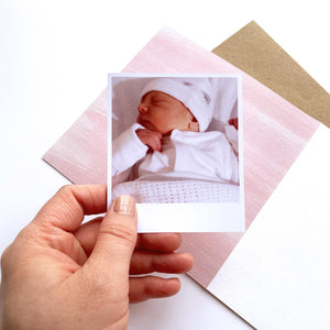 Greeting Card | Personalised New Baby Girl