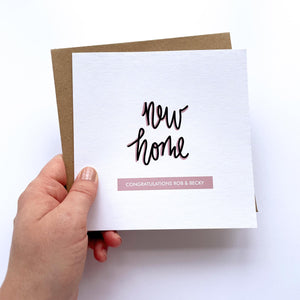 Greeting Card | Personalised New Home