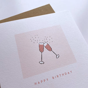 Greeting Card | Pink Bubbles