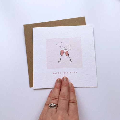 Greeting Card | Pink Bubbles