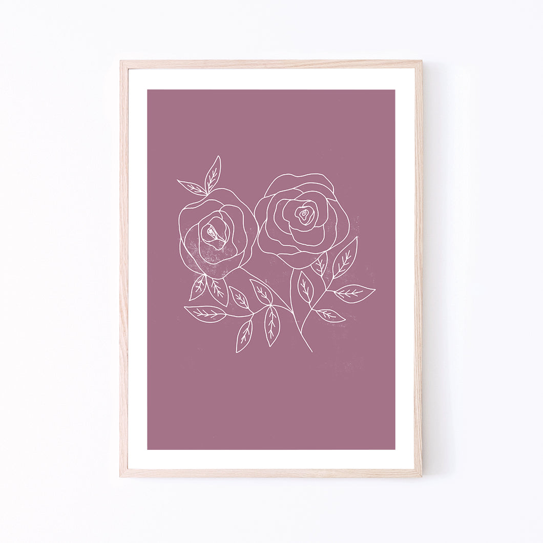Art Print | Smell The Roses