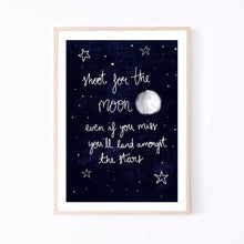 Load image into Gallery viewer, Art Print | Shoot For The Moon
