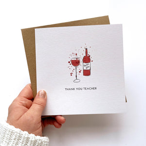 Greeting Card | Thank You Teacher